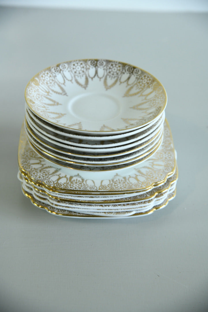 Victoria C E Bone China Cups Saucers - Kernow Furniture