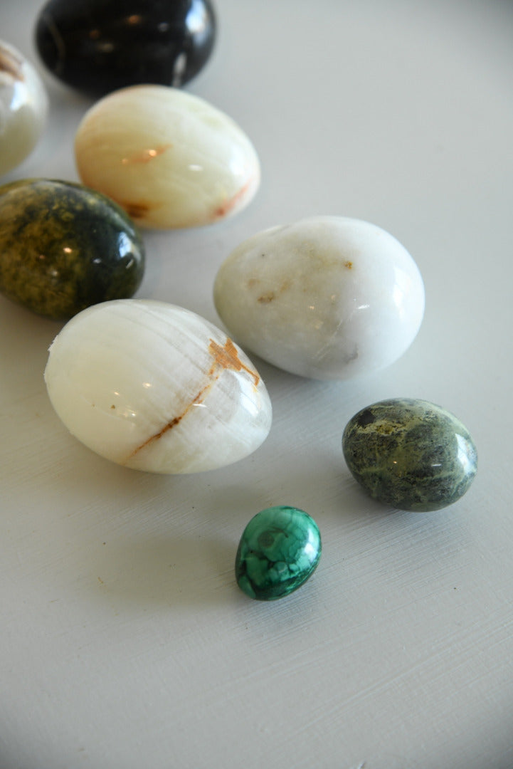 Collection Polished Stone Eggs