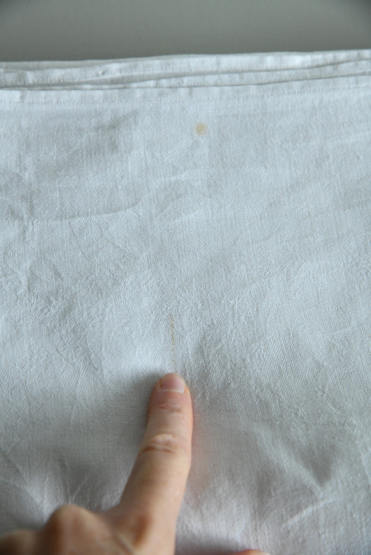 Vintage Square Damask Tablecloth