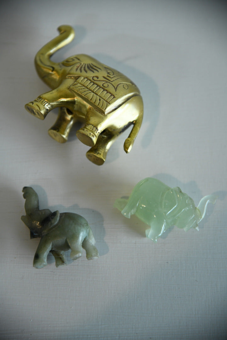 Three Ornamental Elephants