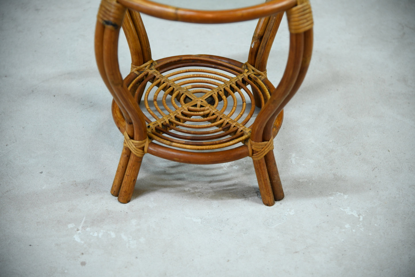 Retro Cane Side Table