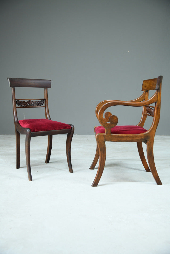 5 Antique Dining Chairs