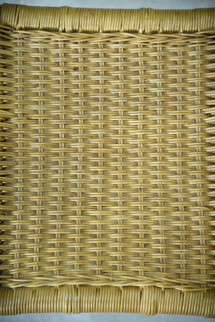 Small Wicker Footstool