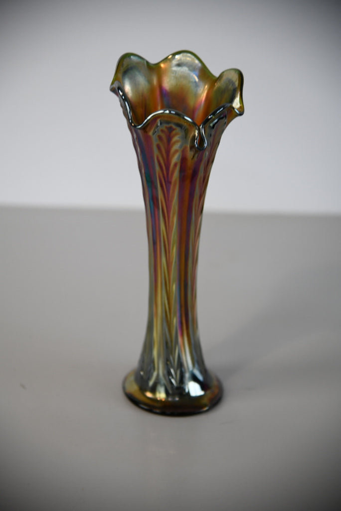 Dugan Carnival Glass Vase