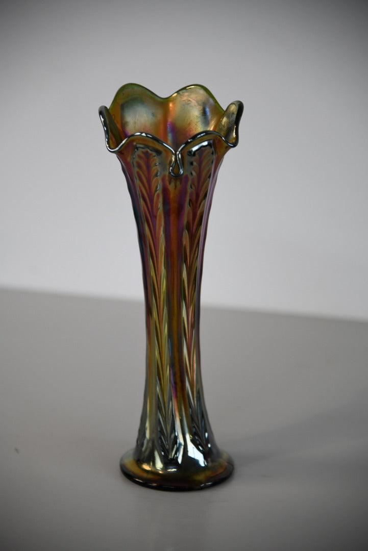 Dugan Carnival Glass Vase