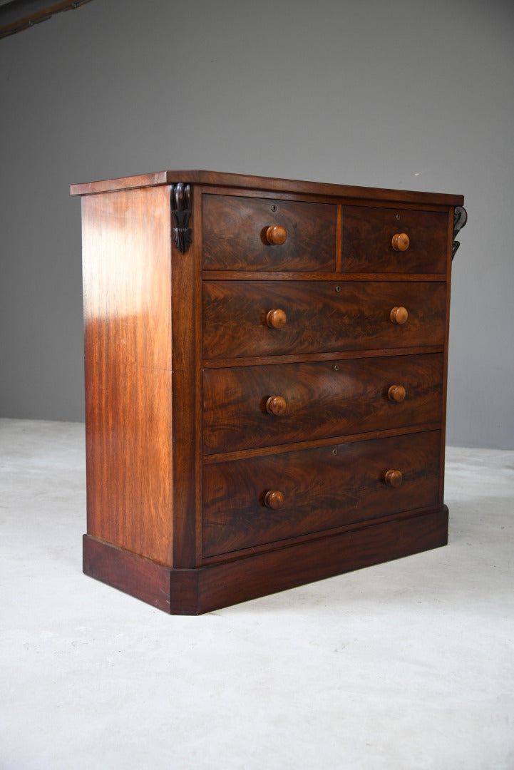 Antique Victorian Mahogany Chest of Drawers