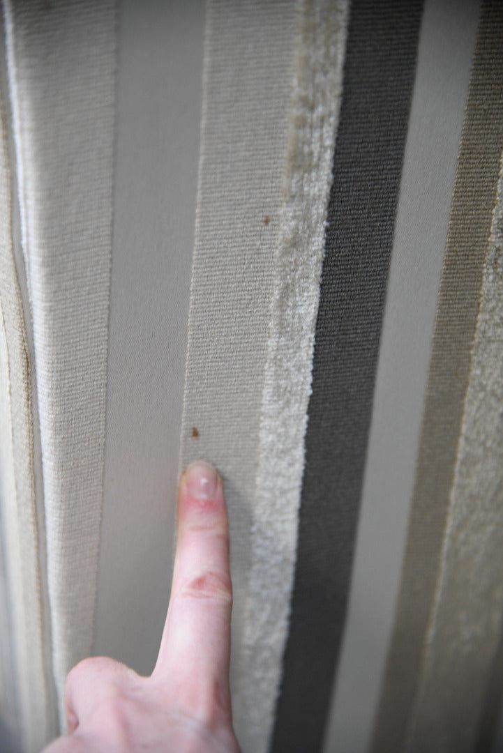 Pair Mahogany Upholstered Armchairs