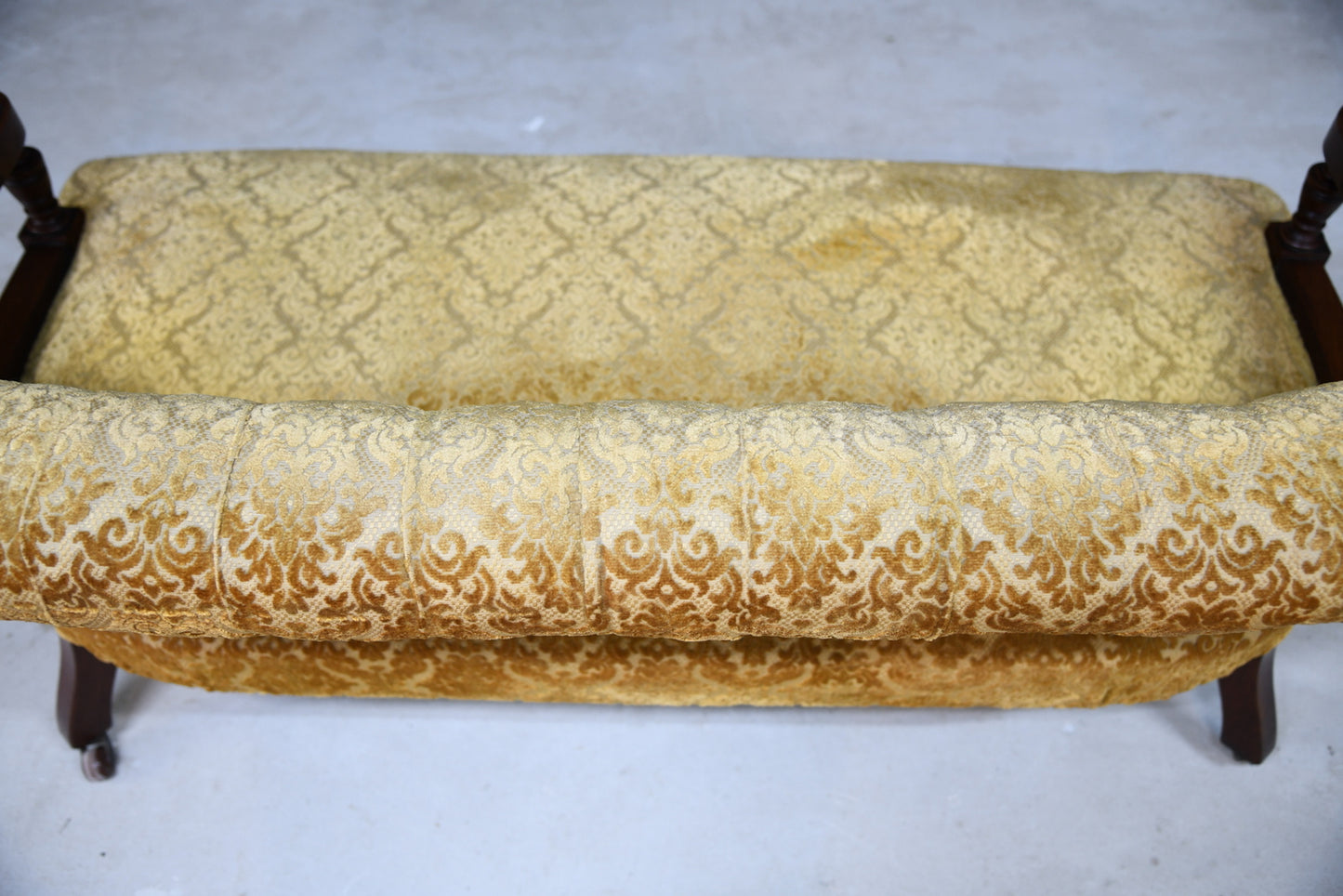 Victorian Upholstered Small Sofa