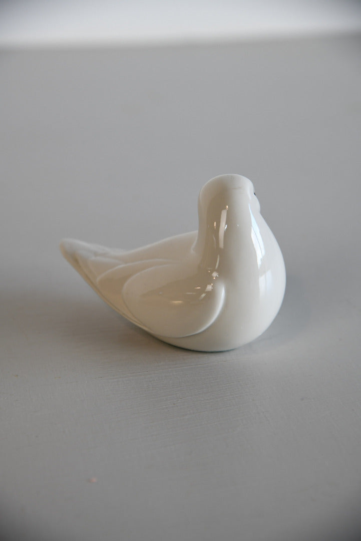 Gilt Trinket Pot White Dove Ornament