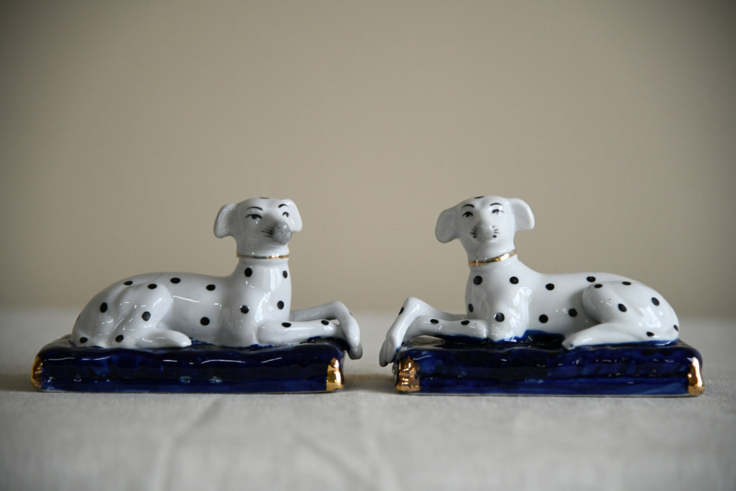 Pair Staffordshire Style Dalmations
