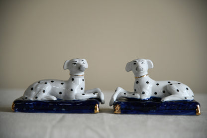 Pair Staffordshire Style Dalmations