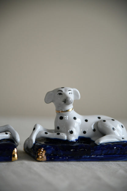 Pair Staffordshire Style Dalmations