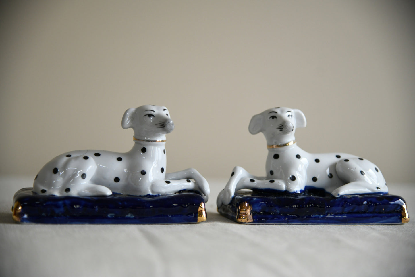 Pair Staffordshire Style Dalmations