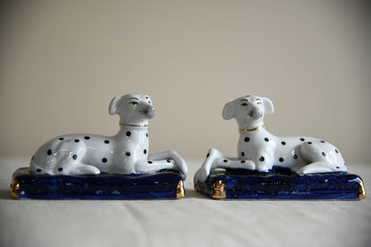 Pair Staffordshire Style Dalmations