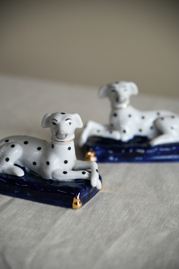 Pair Staffordshire Style Dalmations