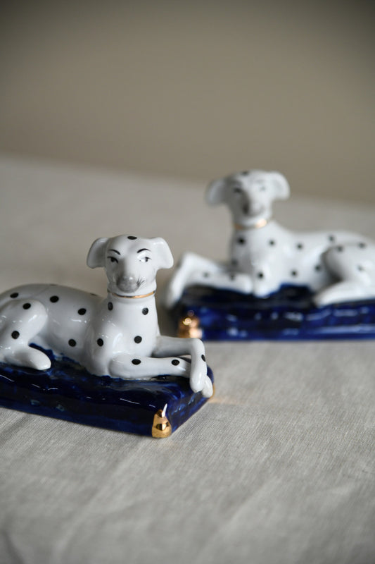 Pair Staffordshire Style Dalmations