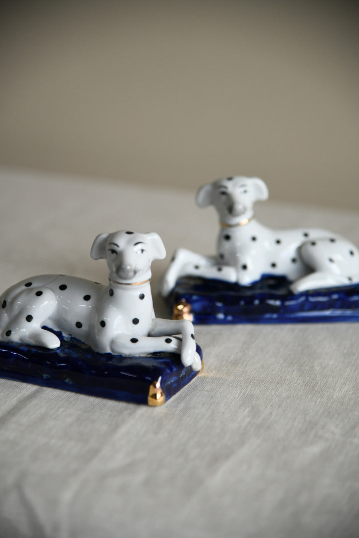Pair Staffordshire Style Dalmations