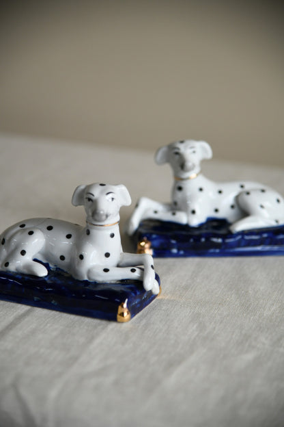 Pair Staffordshire Style Dalmations