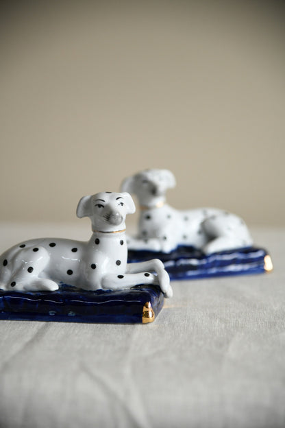 Pair Staffordshire Style Dalmations