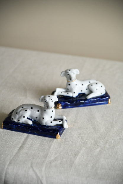 Pair Staffordshire Style Dalmations