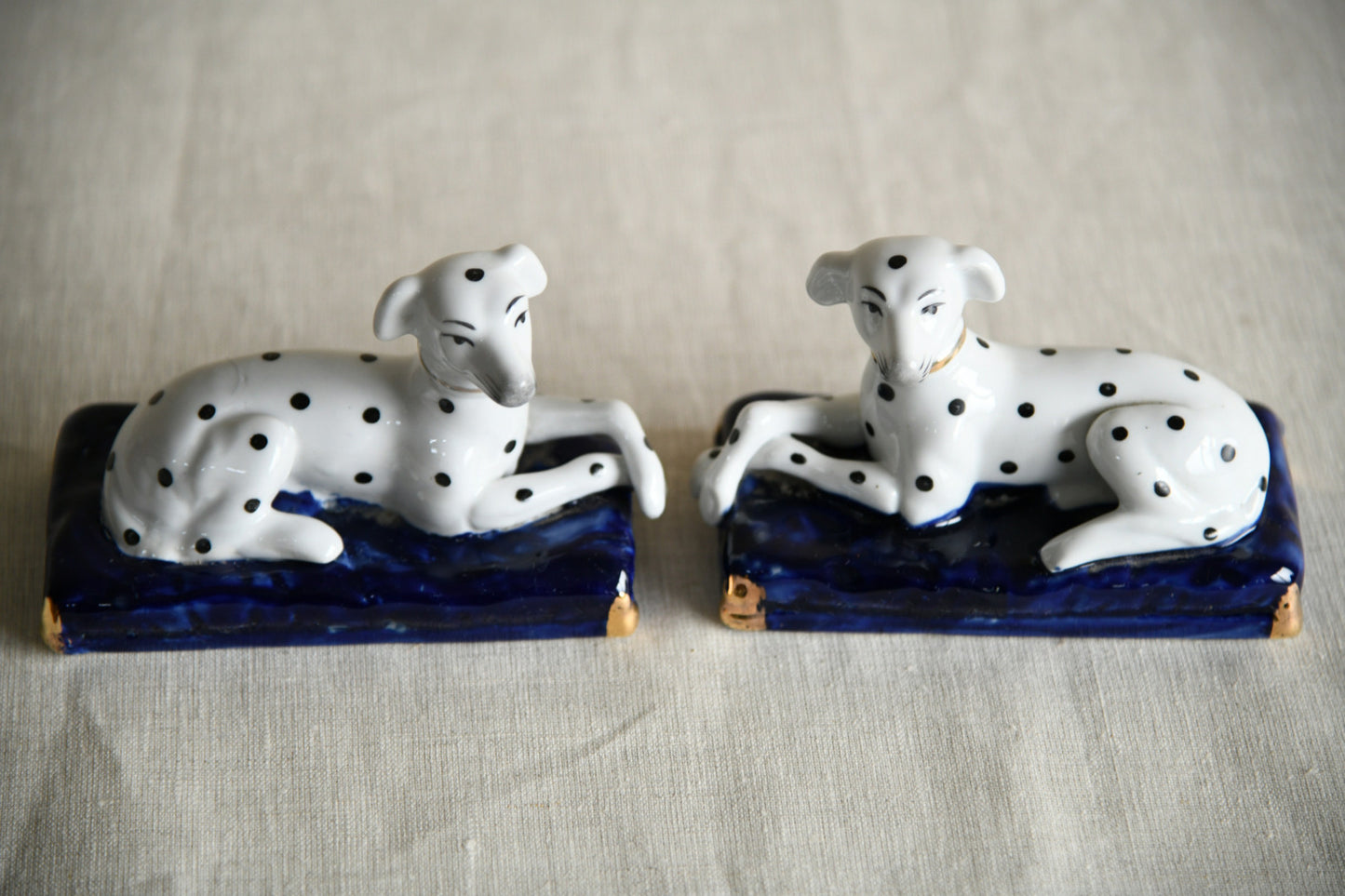 Pair Staffordshire Style Dalmations
