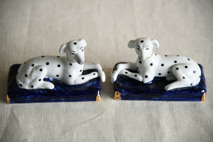 Pair Staffordshire Style Dalmations