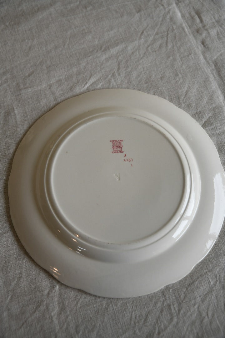 6 x Copeland Spode Red Pheasant Dinner Plates