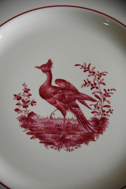 6 x Copeland Spode Red Pheasant Dinner Plates