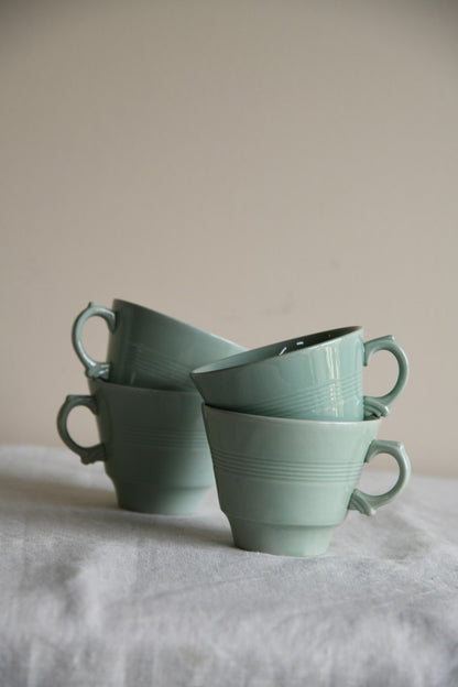 4 Woodsware Beryl Breakfast Tea Cups