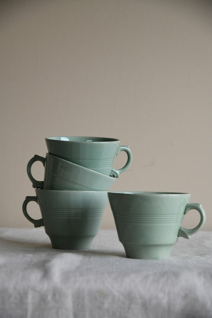 4 Woodsware Beryl Breakfast Tea Cups