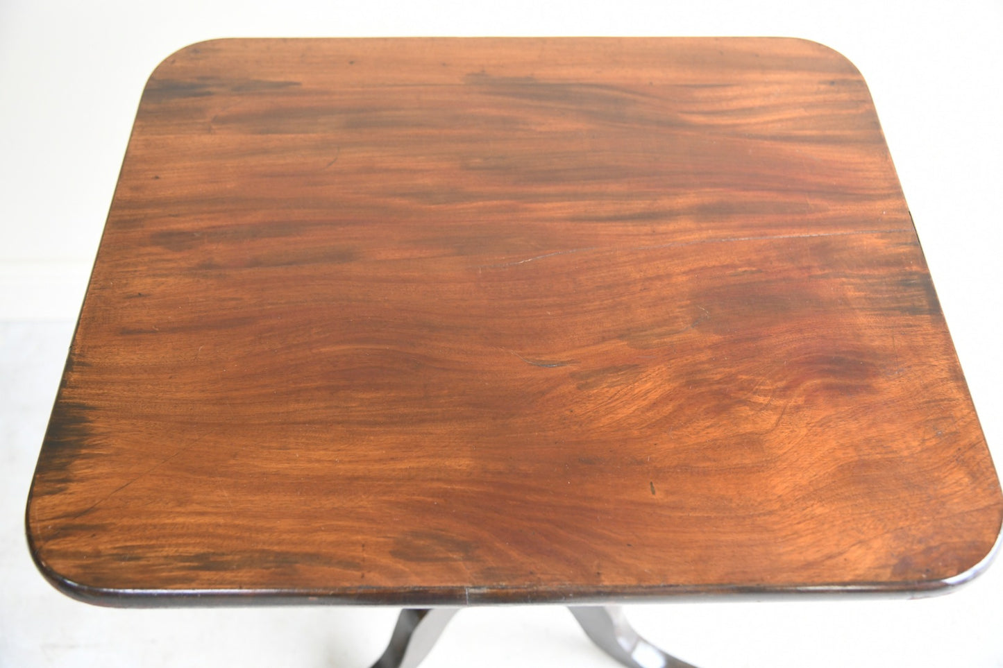 Antique Mahogany Tilt Top Occasional Table