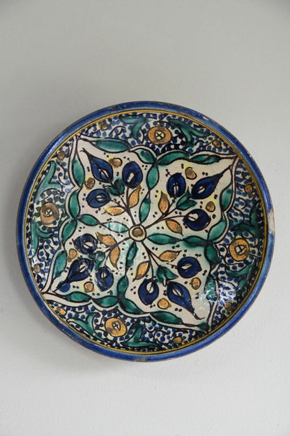 Decorative Moroccan Pottery Dish