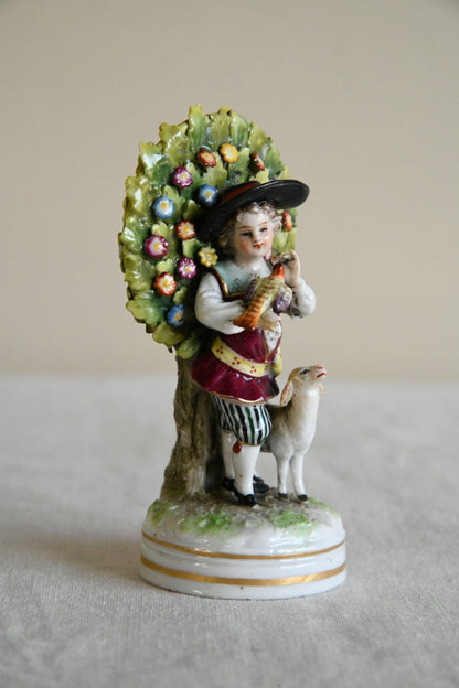 Vintage Porcelain Small Boy Figurine
