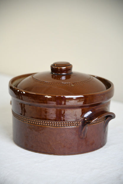 Vintage Brown Casserole Dish