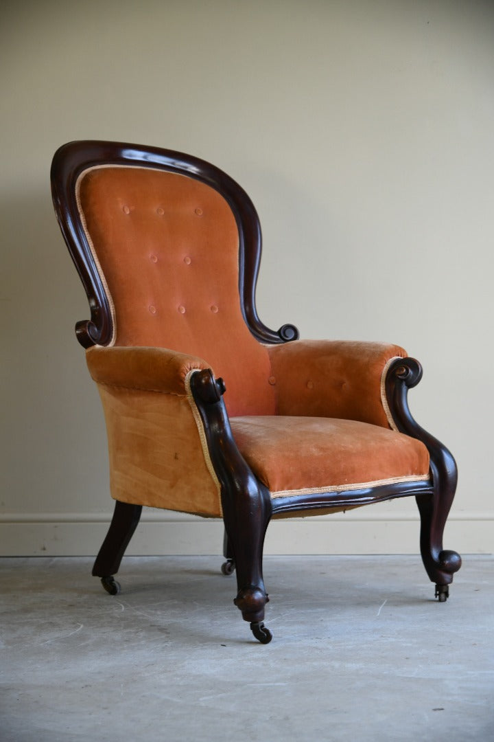 Victorian Upholstered Armchair