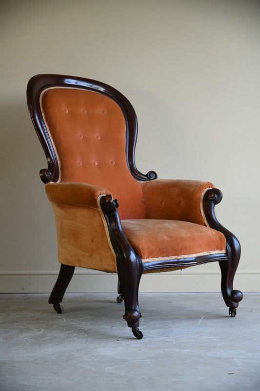 Victorian Upholstered Armchair