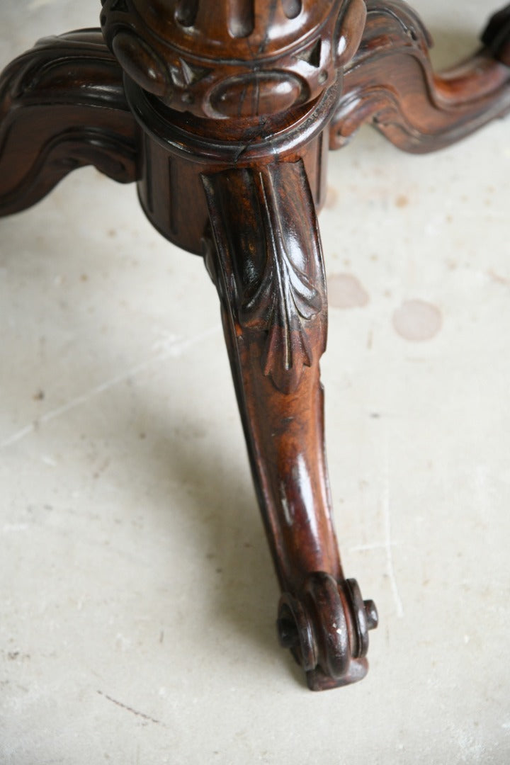 Victorian Rosewood Piano Stool