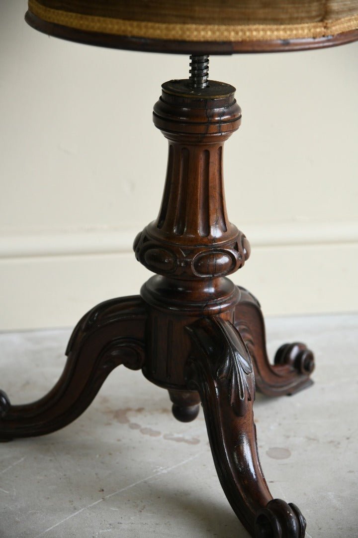 Victorian Rosewood Piano Stool