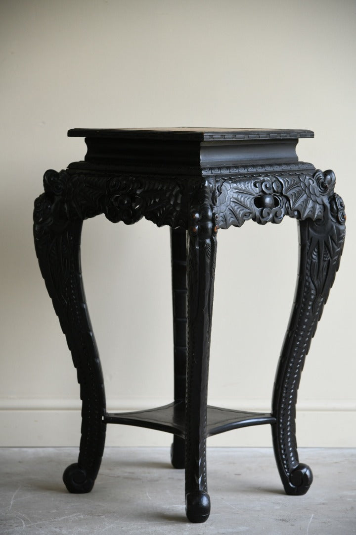 Oriental Ebonised Jardinere Plant Stand