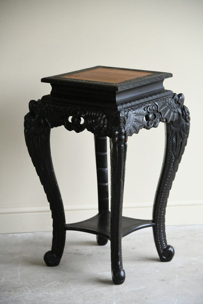 Oriental Ebonised Jardinere Plant Stand