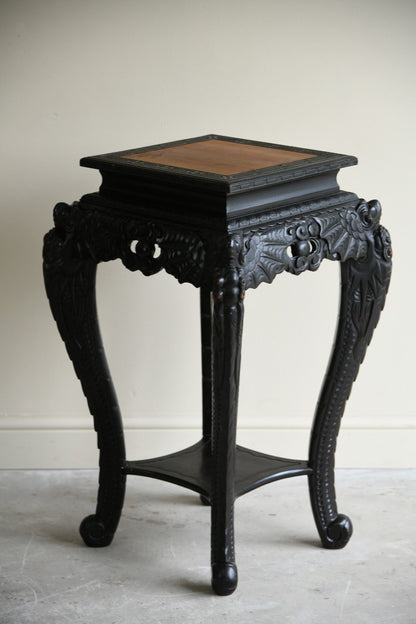 Oriental Ebonised Jardinere Plant Stand