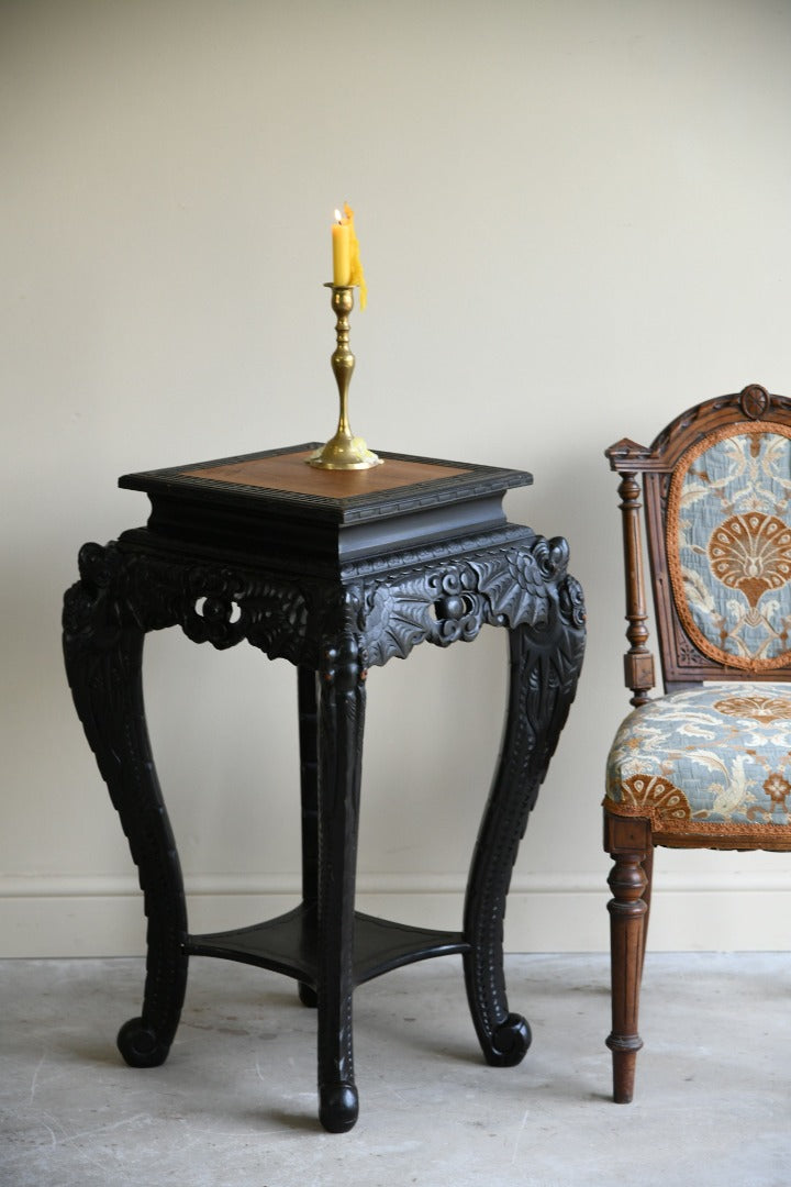 Oriental Ebonised Jardinere Plant Stand