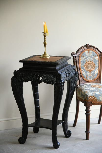 Oriental Ebonised Jardinere Plant Stand