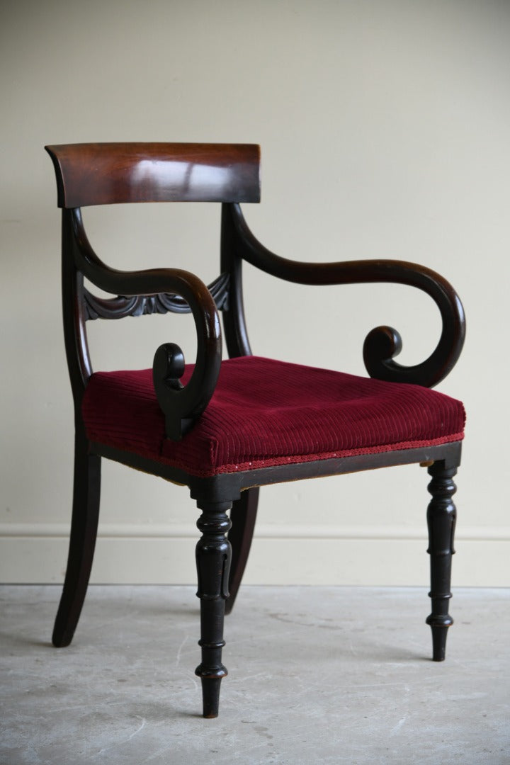 19th Century Mahogany Carver Chair – Kernow Furniture