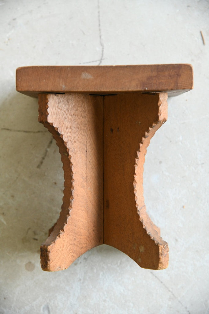 Small Carved Stool