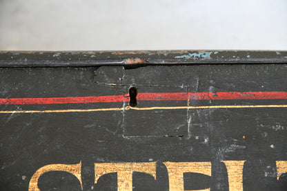 Antique Painted Trunk