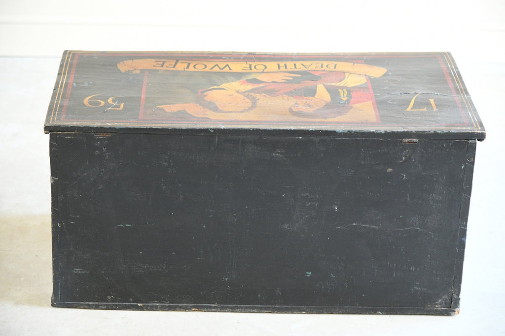 Antique Painted Trunk