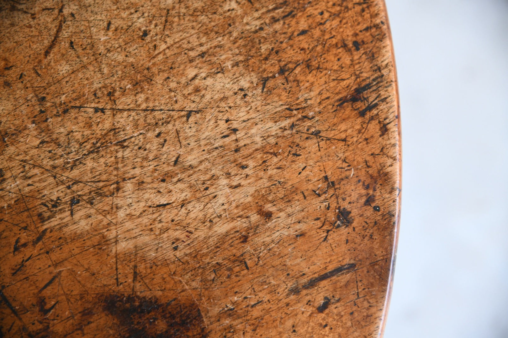 Antique Mahogany Round Occasional Table