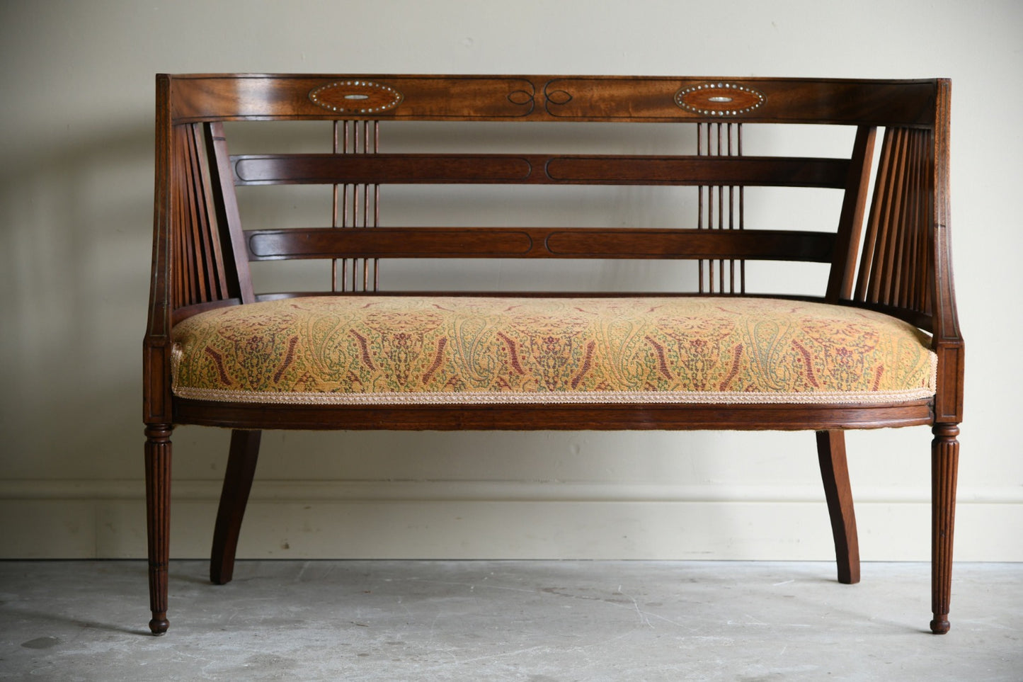 Edwardian Mahogany Sofa