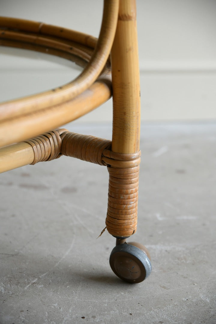 Retro Bamboo Drinks Trolley